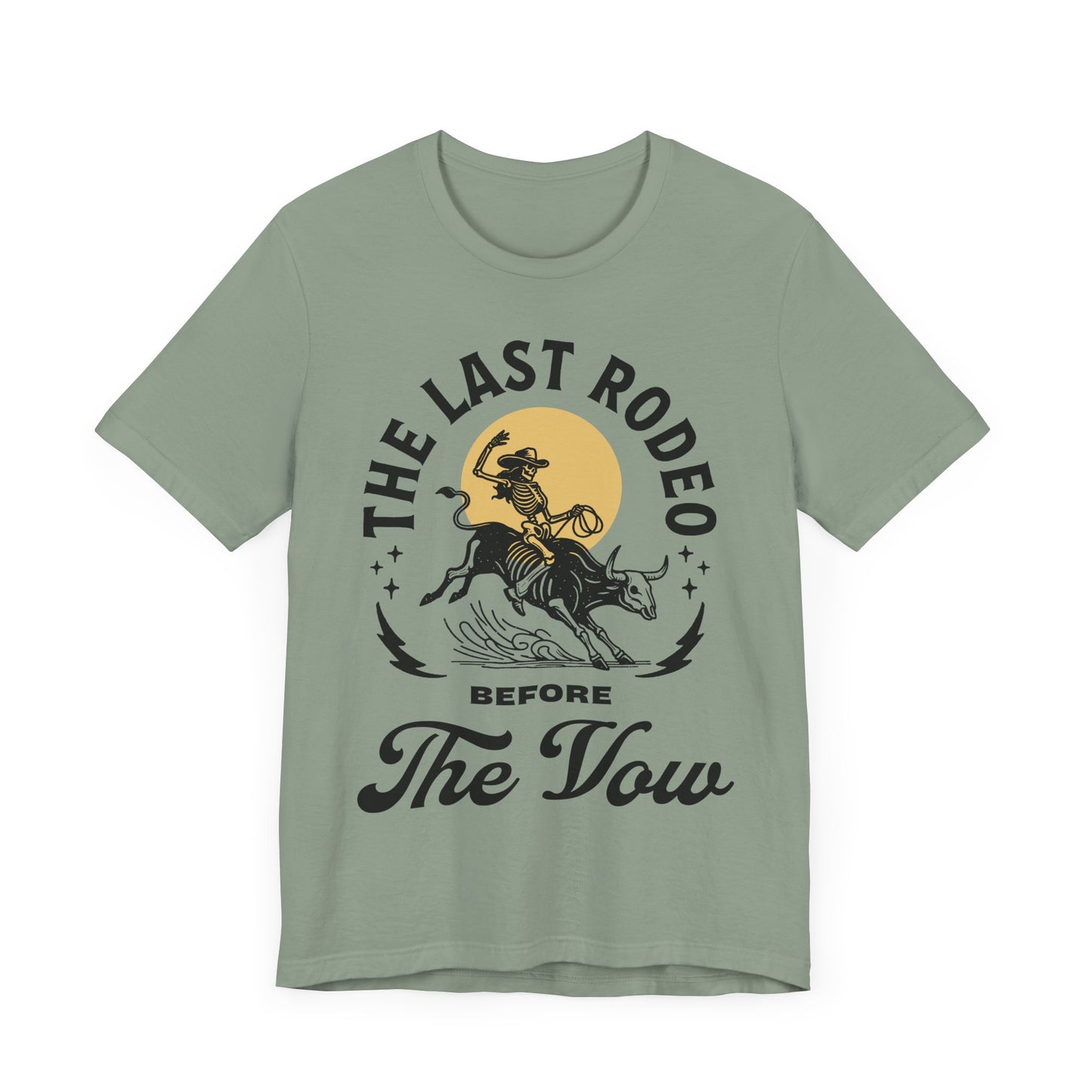 Vintage Western Last Rodeo Country Bachelorette Party T-Shirt