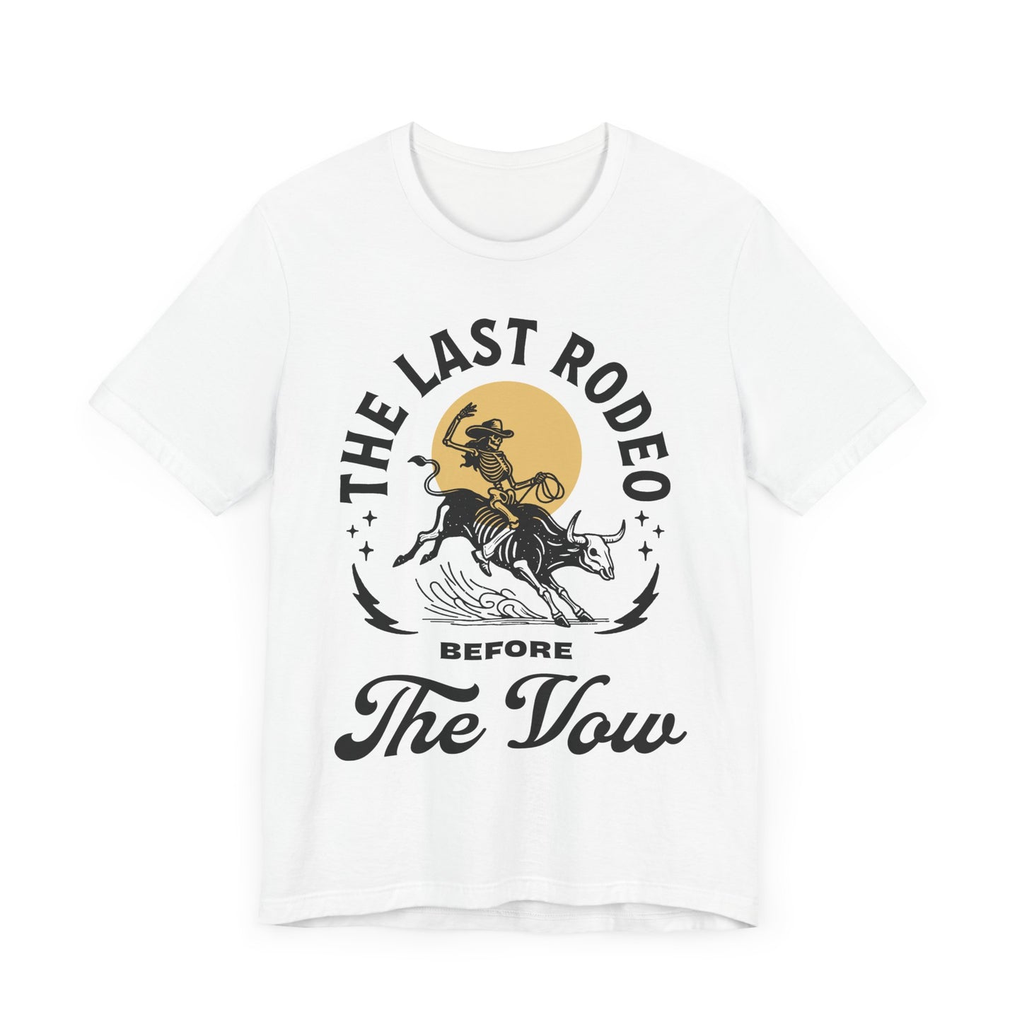Vintage Western Last Rodeo Country Bachelorette Party T-Shirt