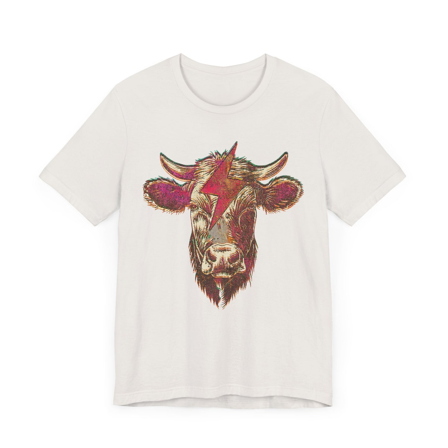 Cow Head Thunder & Lightning T-Shirt