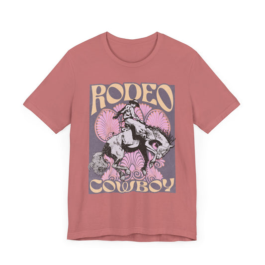 Rodeo Cowboy Retro T-Shirt