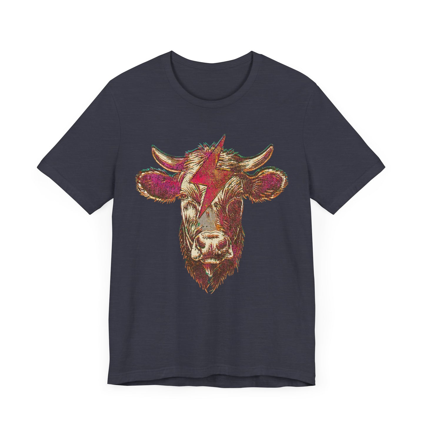 Cow Head Thunder & Lightning T-Shirt