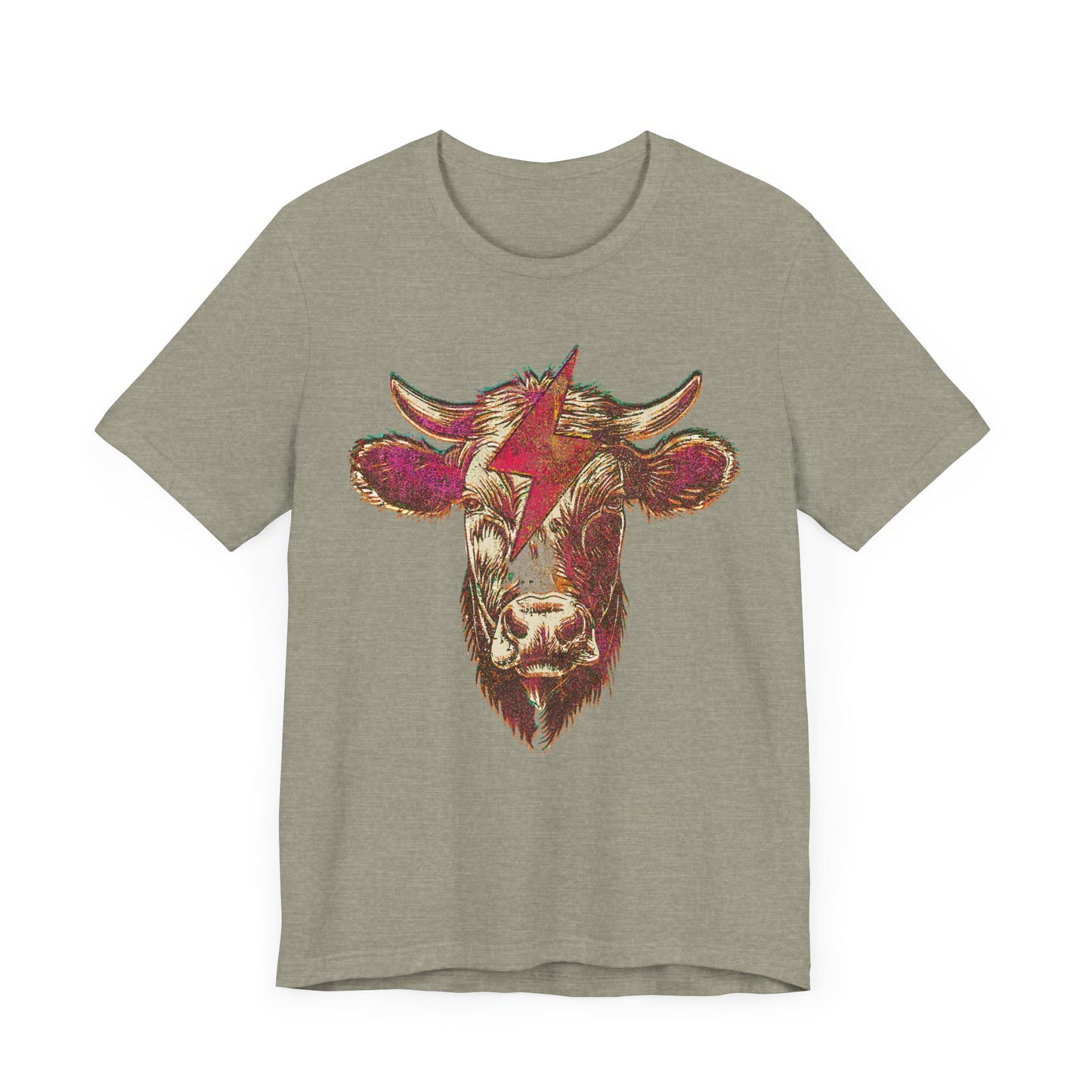 Cow Head Thunder & Lightning T-Shirt