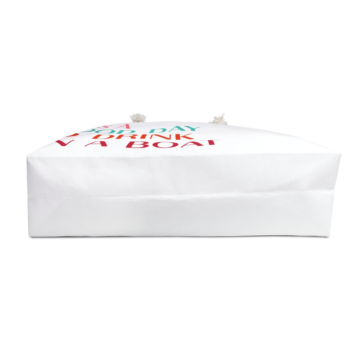 Oversized "It's a Good Day to Drink on a Boat" Weekender Tote